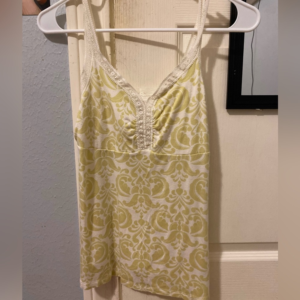 vintage lacy tank top